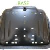 Asiento de cubeta RM450 PVC Negro Sin guias railes